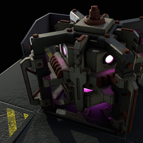 Low Poly - 3D model for in-game with PBR textures.